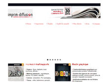 Tablet Screenshot of imprim-diffusion.com